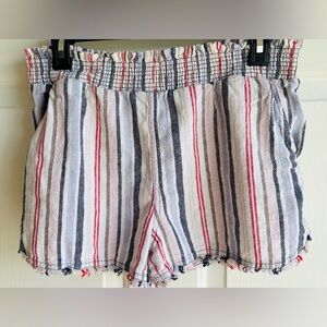 True Craft Women’s Shorts Size Medium Cute Striped Shorts